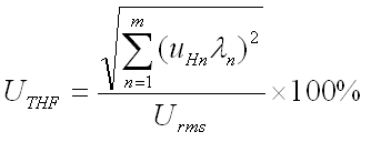 電話諧波因數(shù)計算公式