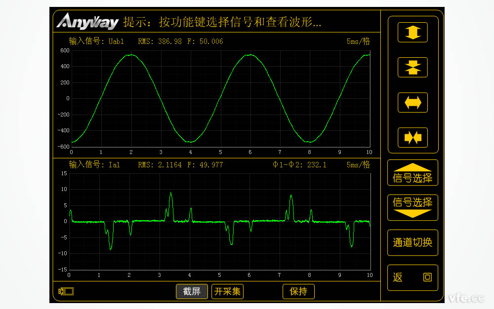 低壓變頻器輸入電流、電壓