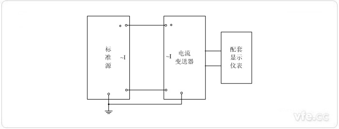 數(shù)字輸出電流變送器校準(zhǔn)接線圖