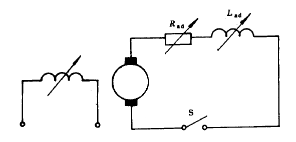直流電機(jī)電樞電流變化率測(cè)定電路圖