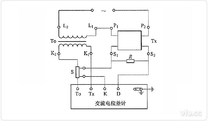 差值法原理測(cè)量非傳統(tǒng)電流互感器電壓輸出誤差線路