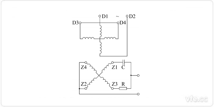 感應(yīng)移相器電氣原理圖