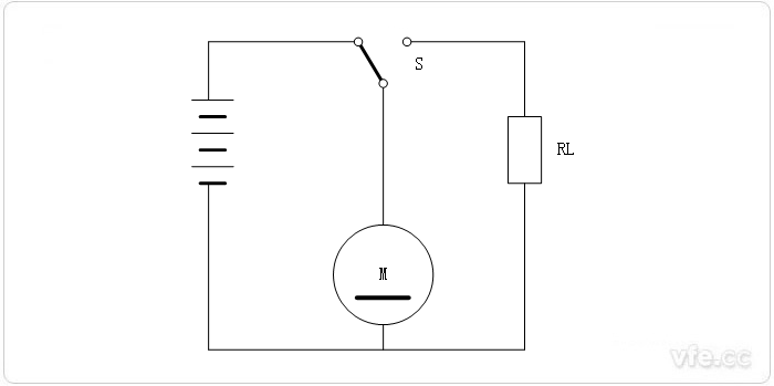 配置動(dòng)態(tài)制動(dòng)電阻的電動(dòng)機(jī)電路